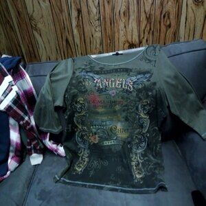 Womens Long Sleeve Essentials T Shirt XL